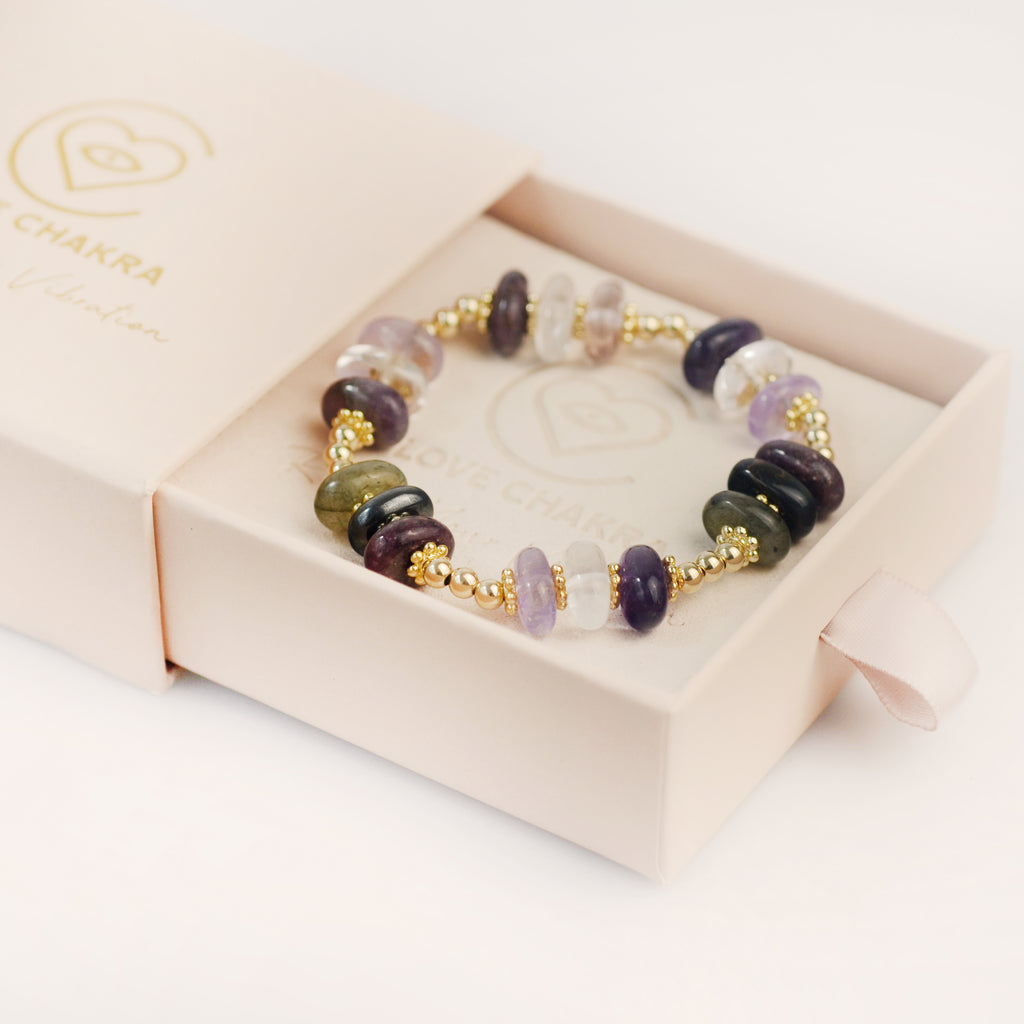 Gorgeous Crystals & Gold Bracelet - Dreaming Blend