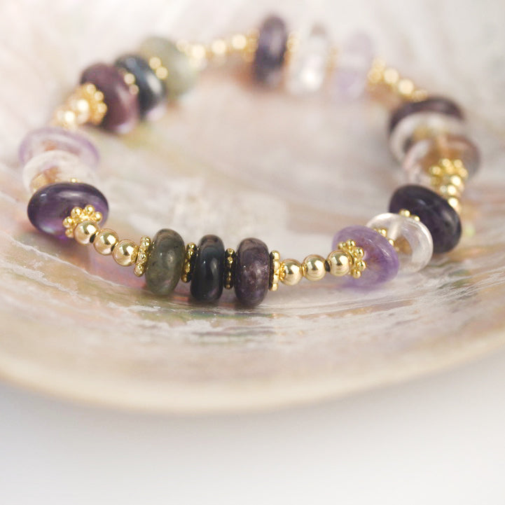 Gorgeous Crystals & Gold Bracelet - Dreaming Blend