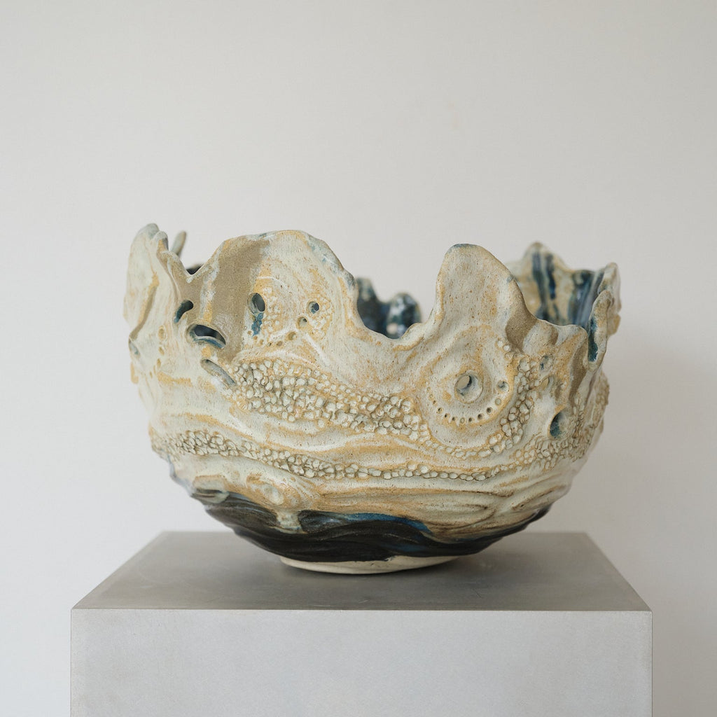 Water Bowl - White Wash