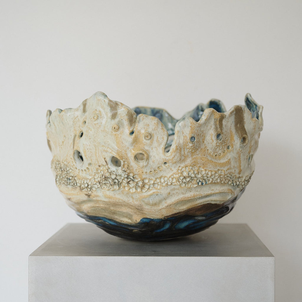 Water Bowl - White Wash